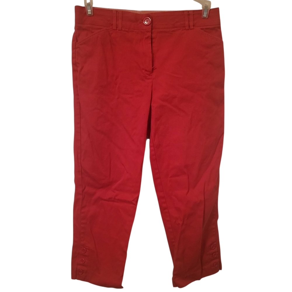 Counterparta Crop Pants Red Sz 10